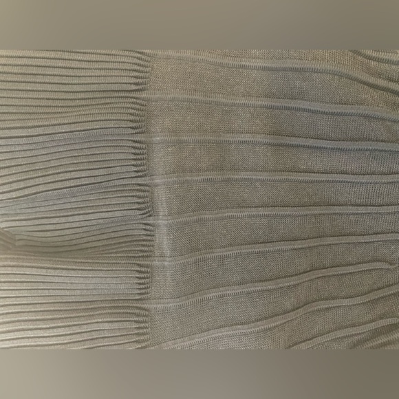 Herve Leger SHEER FLUTED STRIPE GOWN - Picture 4 of 5